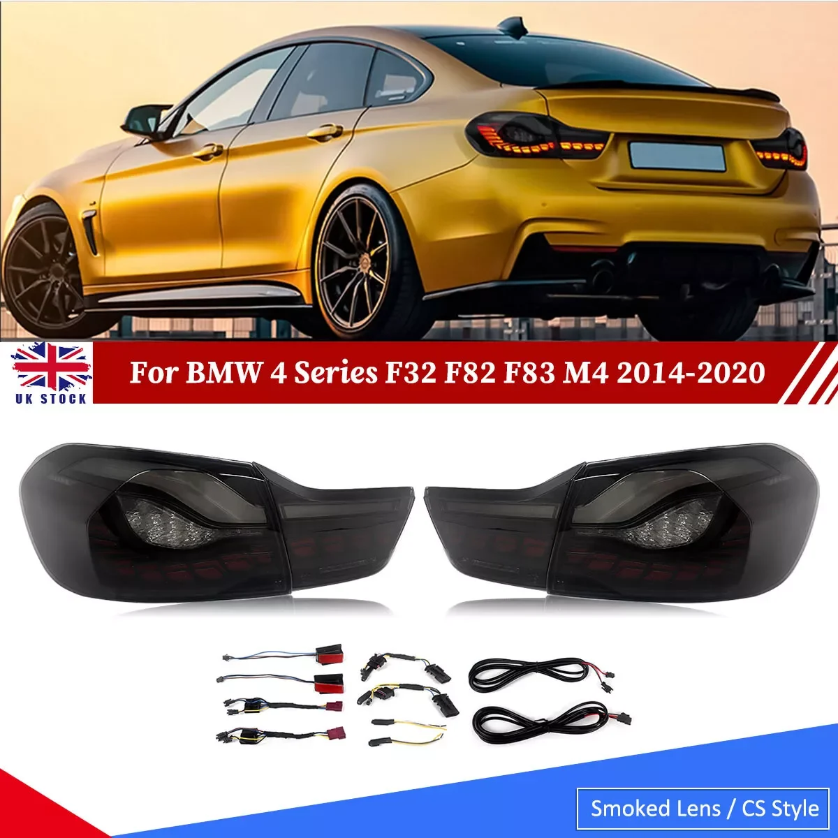 Для BMW 4 серии 420d 430d F32 F82 F83 M4 2014-2020 F33 задние фонари в сборе CS стиль дымовые линзы задний сигнальный фонарь задний фонарь
Для BMW 4 серии 420d 430d F32 F82 F83 M4 2014-2020 F33 задние фонари в сборе CS стиль дымовые линзы задний сигнальный фонарь задний фонарь