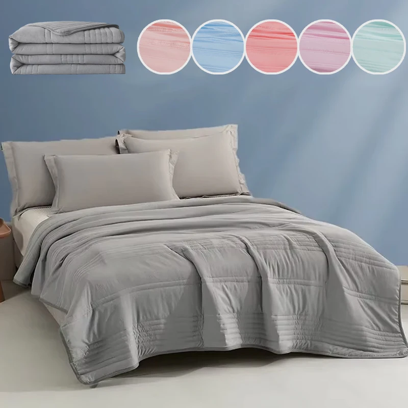 Family Cooling Blanket Summer Air Conditioning Quilt Lightweight Thin Cotton for Adults Kids Couple Single Double Japanese Style
Family Cooling Blanket Summer Air Conditioning Quilt Lightweight Thin Cotton for Adults Kids Couple Single Double Japanese Style