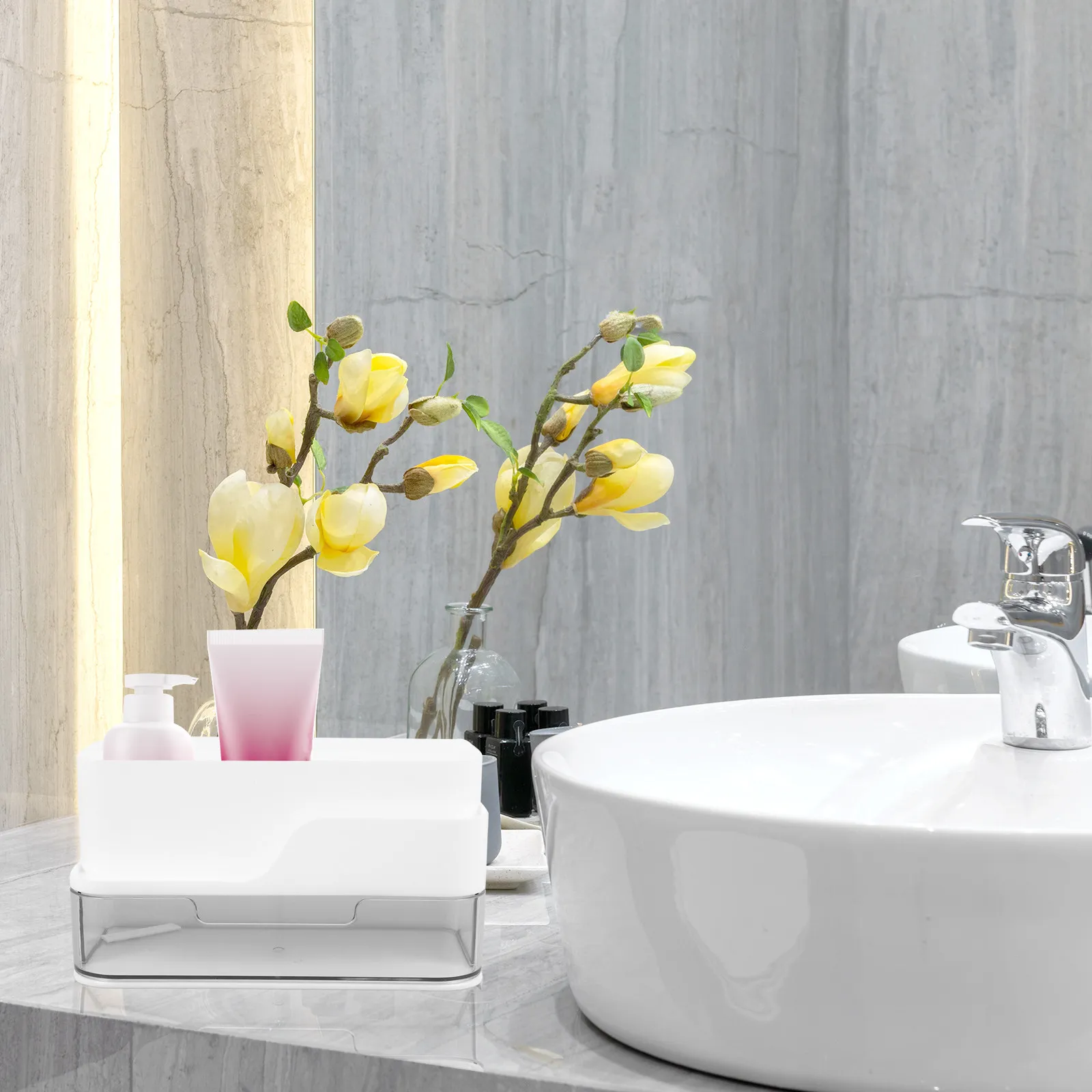 Органайзер для косметики, настольный ящик для хранения на туалетный столик, вместительный, для хранения косметики и макияжа
Органайзер для косметики, настольный ящик для хранения на туалетный столик, вместительный, для хранения косметики и макияжа