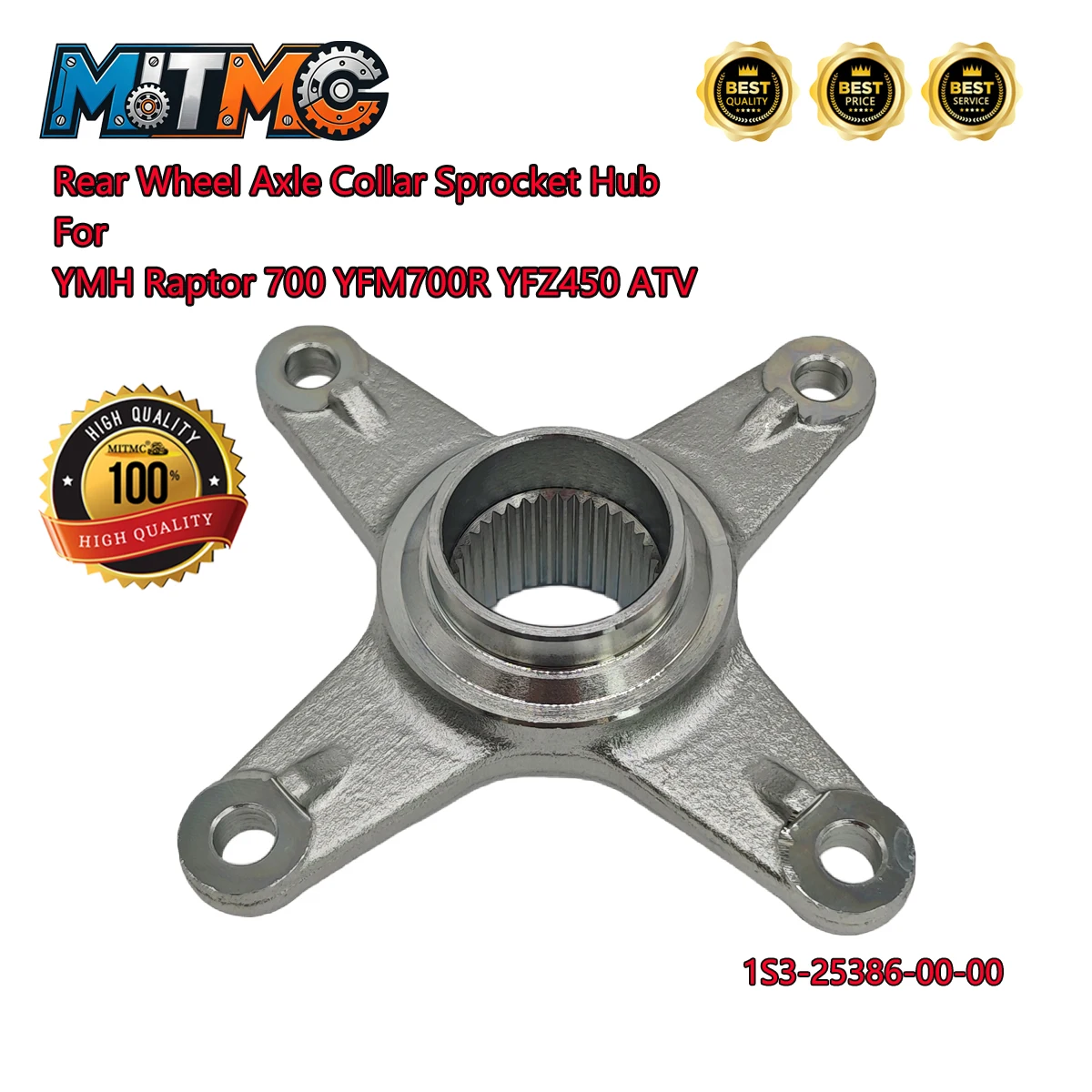 Rear Wheel Axle Collar Sprocket Hub For YMH Raptor 700 YFM700R YFZ450 ATV Quad Bike 1S3-25386-00-00
Rear Wheel Axle Collar Sprocket Hub For YMH Raptor 700 YFM700R YFZ450 ATV Quad Bike 1S3-25386-00-00