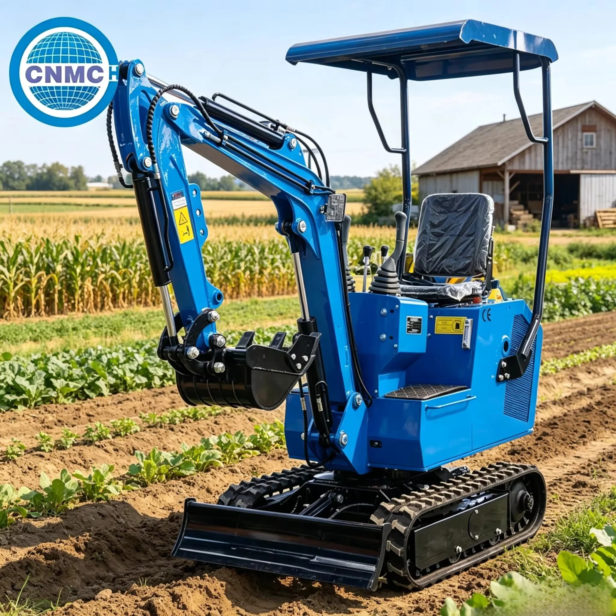 CNM-10DH Mini Excavator Digger 1 Ton Small Crawler Compact Excavator Multifunctional Customizable CE EPA Certification Farm Use
CNM-10DH Mini Excavator Digger 1 Ton Small Crawler Compact Excavator Multifunctional Customizable CE EPA Certification Farm Use