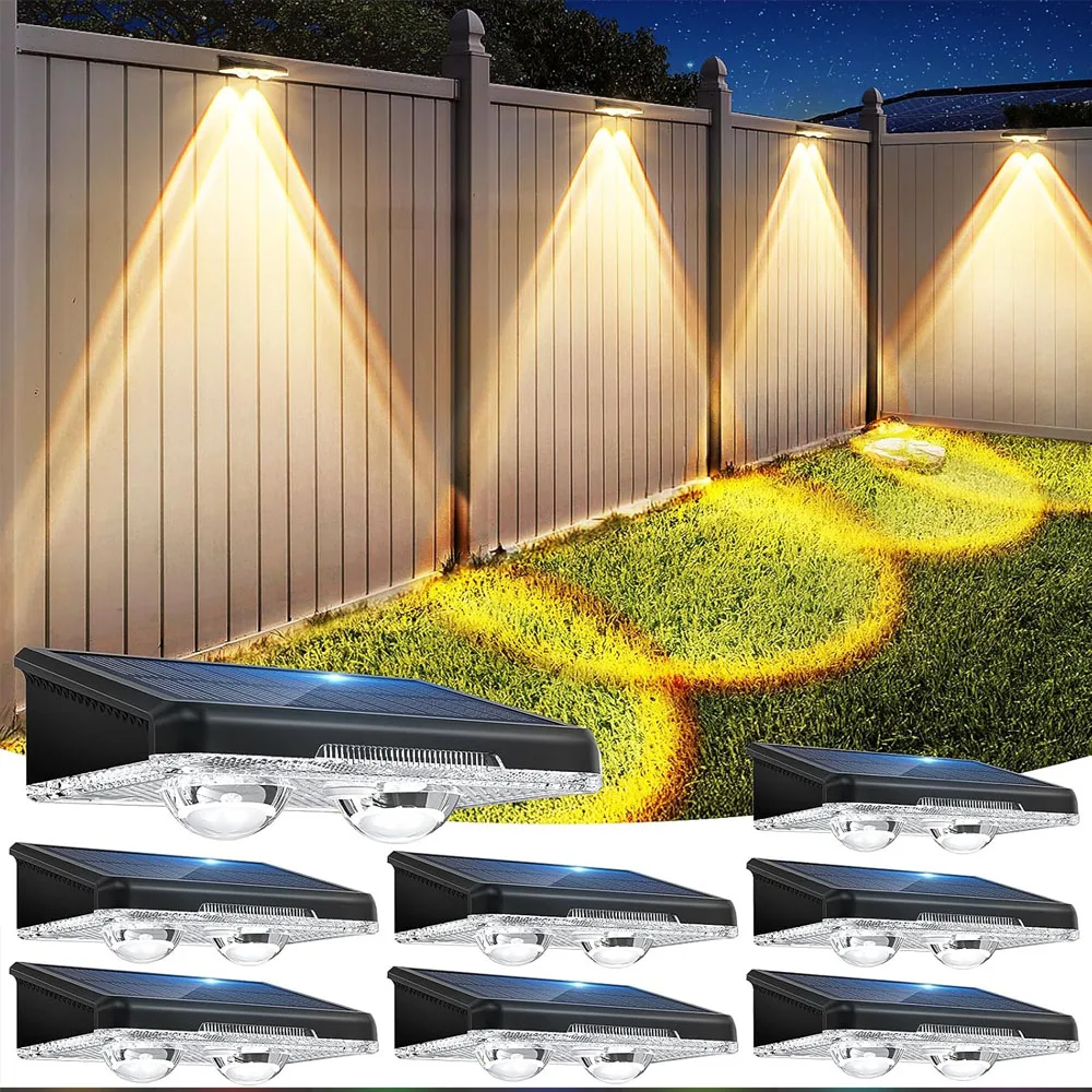 Nice Outdoor Solar Fence Light LED Garden Wall Lights RGB And 3 Color Lighting IP65 Waterproof For Courtyard Decoration Light
Nice Outdoor Solar Fence Light LED Garden Wall Lights RGB And 3 Color Lighting IP65 Waterproof For Courtyard Decoration Light