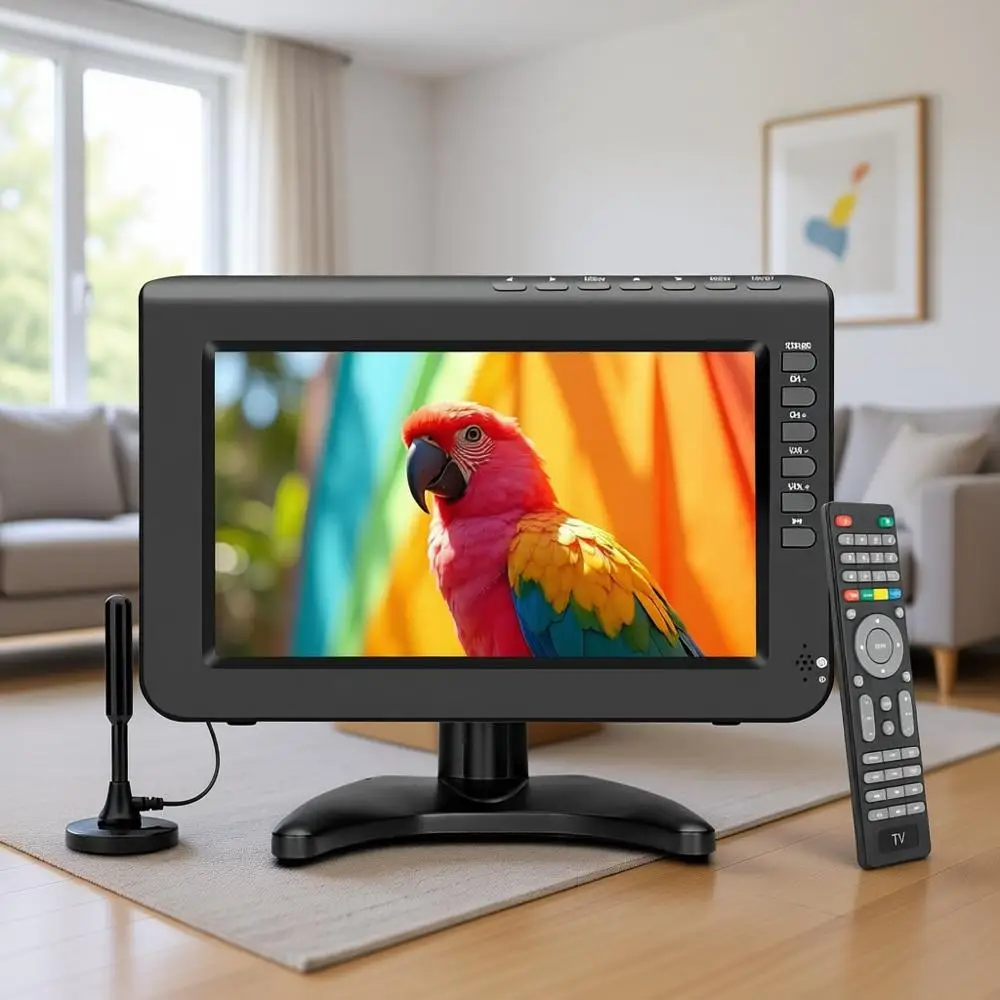 10.1inch Portable TV 720P with Antenna Digital ATSC Tuner HDMI USB Port 12V Cable/AC Power Caravan Kitchen
10.1inch Portable TV 720P with Antenna Digital ATSC Tuner HDMI USB Port 12V Cable/AC Power Caravan Kitchen