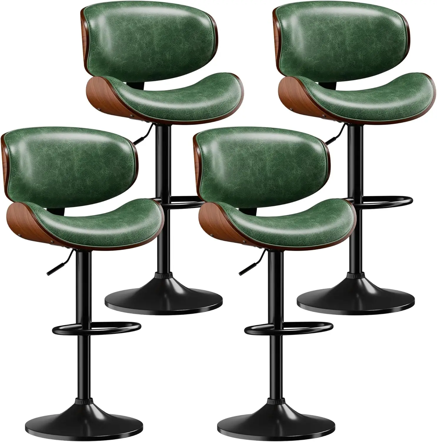 Adjustable Swivel Leather Bar Stools for Kitchen Island, Mid Century Modern Counter Height Bar Chairs Barstools
Adjustable Swivel Leather Bar Stools for Kitchen Island, Mid Century Modern Counter Height Bar Chairs Barstools