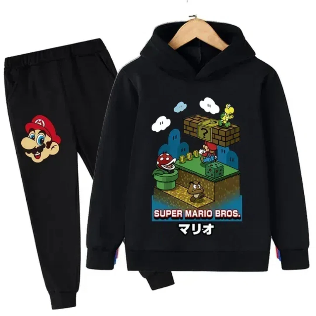 Super Mario Clothing Children's Casual Sweatshirt Suit Boy's Tracksuit Children's Sports Suit Hoodie Top + Pants 2 Piece Suit
Super Mario Clothing Children's Casual Sweatshirt Suit Boy's Tracksuit Children's Sports Suit Hoodie Top + Pants 2 Piece Suit