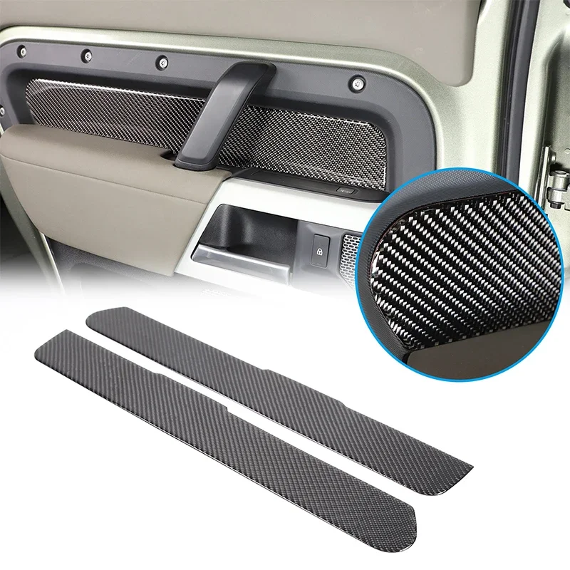 For Land Rover Defender 90 110 2020-2024 Soft Carbon Fiber Car Inner Door Armrest Side Panel Sticker Trim Cover Car Accessories
For Land Rover Defender 90 110 2020-2024 Soft Carbon Fiber Car Inner Door Armrest Side Panel Sticker Trim Cover Car Accessories