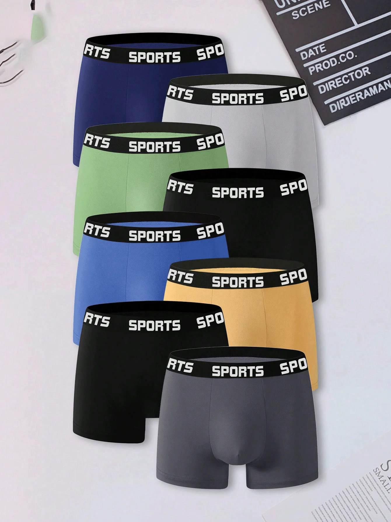 Solid color mid waist men's underwear Letter men's panties Fashionable and comfortable loose and simple underpants Lightweig
Solid color mid waist men's underwear Letter men's panties Fashionable and comfortable loose and simple underpants Lightweig