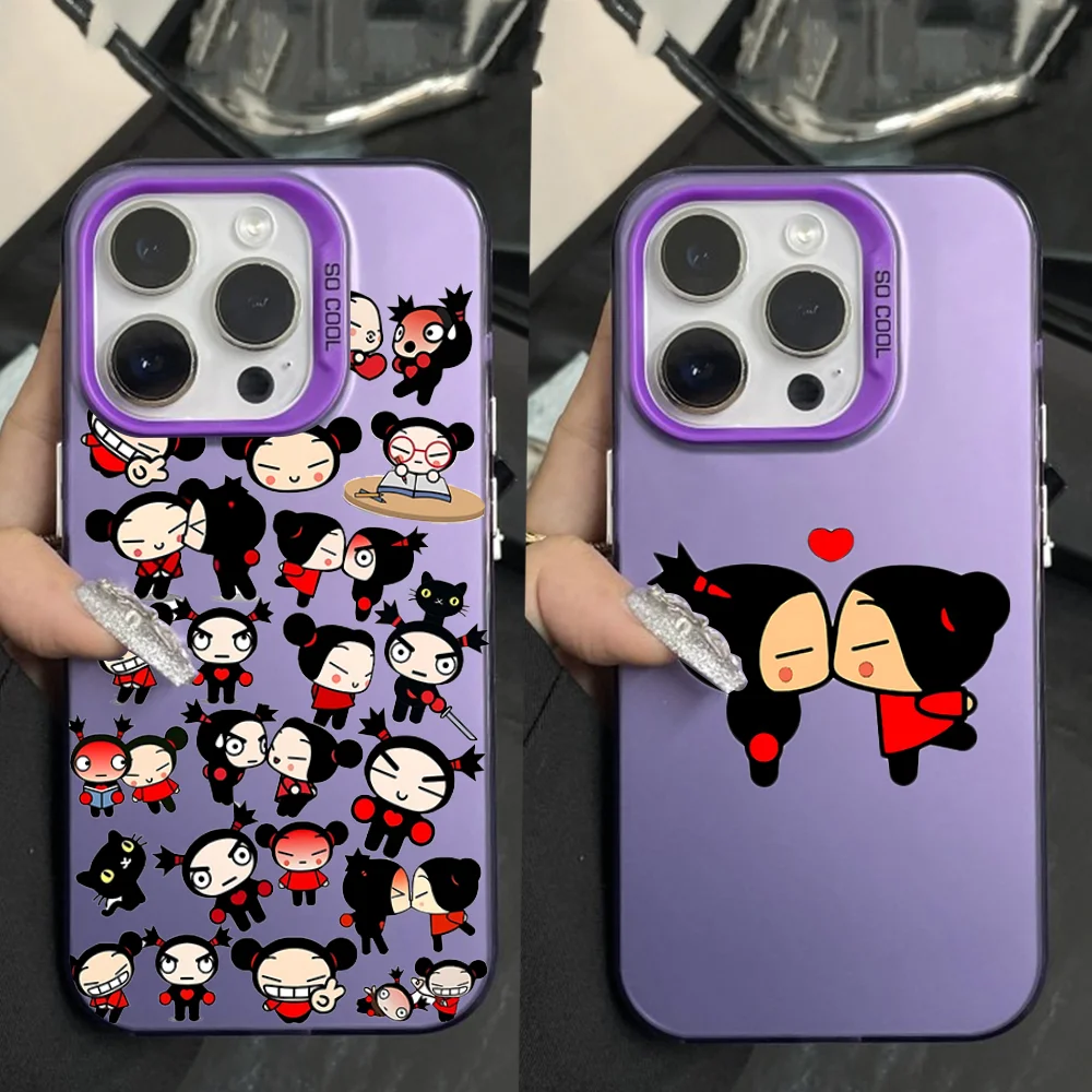 Cute Pucca Garu Phone Case For iPhone 16,15,14,13,12,11,Pro,Max,Plus,Mini,XS,SE Anti Fall Purple Matte Hard Bumper
Cute Pucca Garu Phone Case For iPhone 16,15,14,13,12,11,Pro,Max,Plus,Mini,XS,SE Anti Fall Purple Matte Hard Bumper