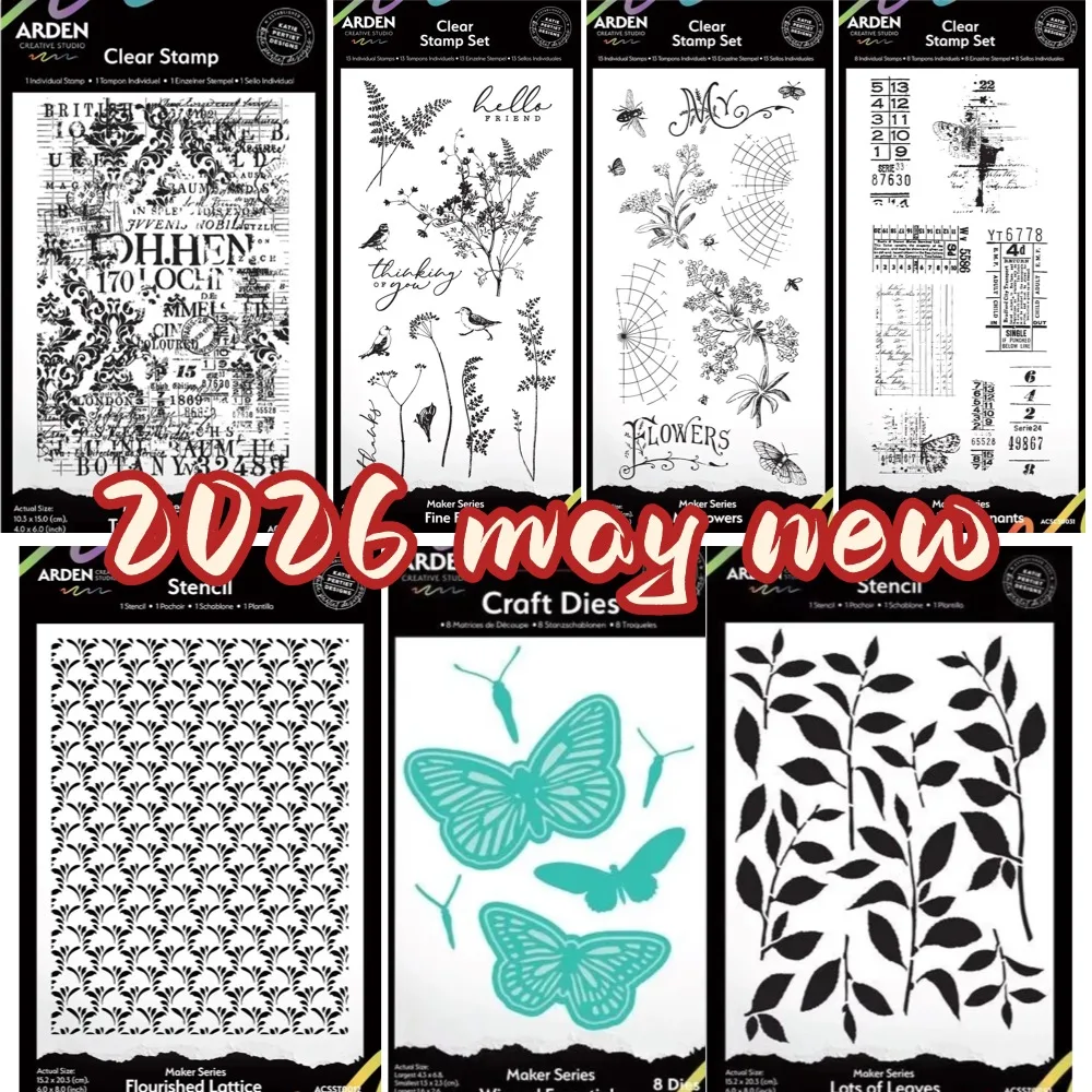 Maker Series Branch Mix Stamps 2025 New Dies Scrapbook Diary Decoration Stencil Embossing Template DIY Greeting Card Handmade
Maker Series Branch Mix Stamps 2025 New Dies Scrapbook Diary Decoration Stencil Embossing Template DIY Greeting Card Handmade