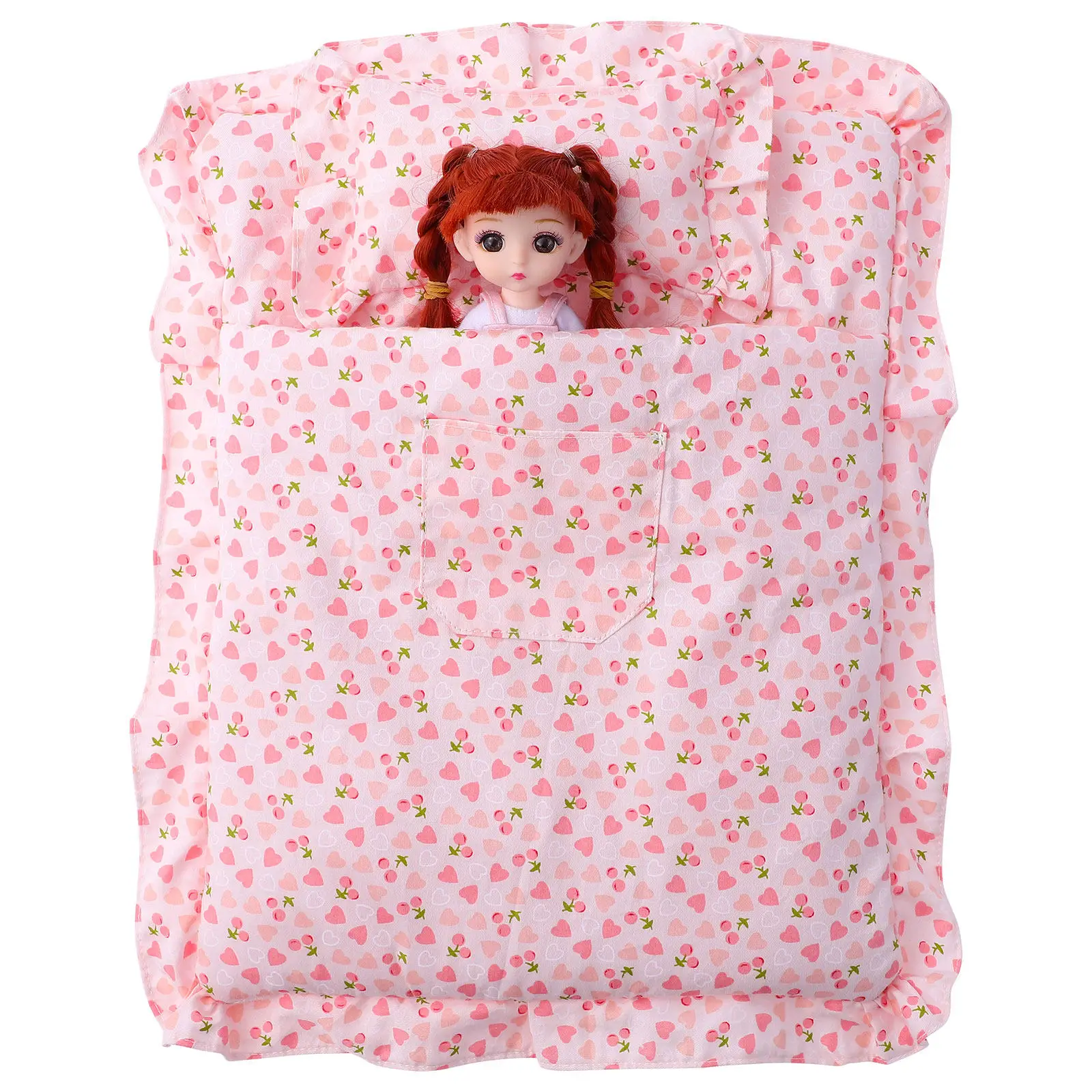 1Set Miniature Strawberry Bedding Sleeping Bag Soft Cozy Dollhouse Bedroom Accessory Realistic Mini Blanket Set
1Set Miniature Strawberry Bedding Sleeping Bag Soft Cozy Dollhouse Bedroom Accessory Realistic Mini Blanket Set