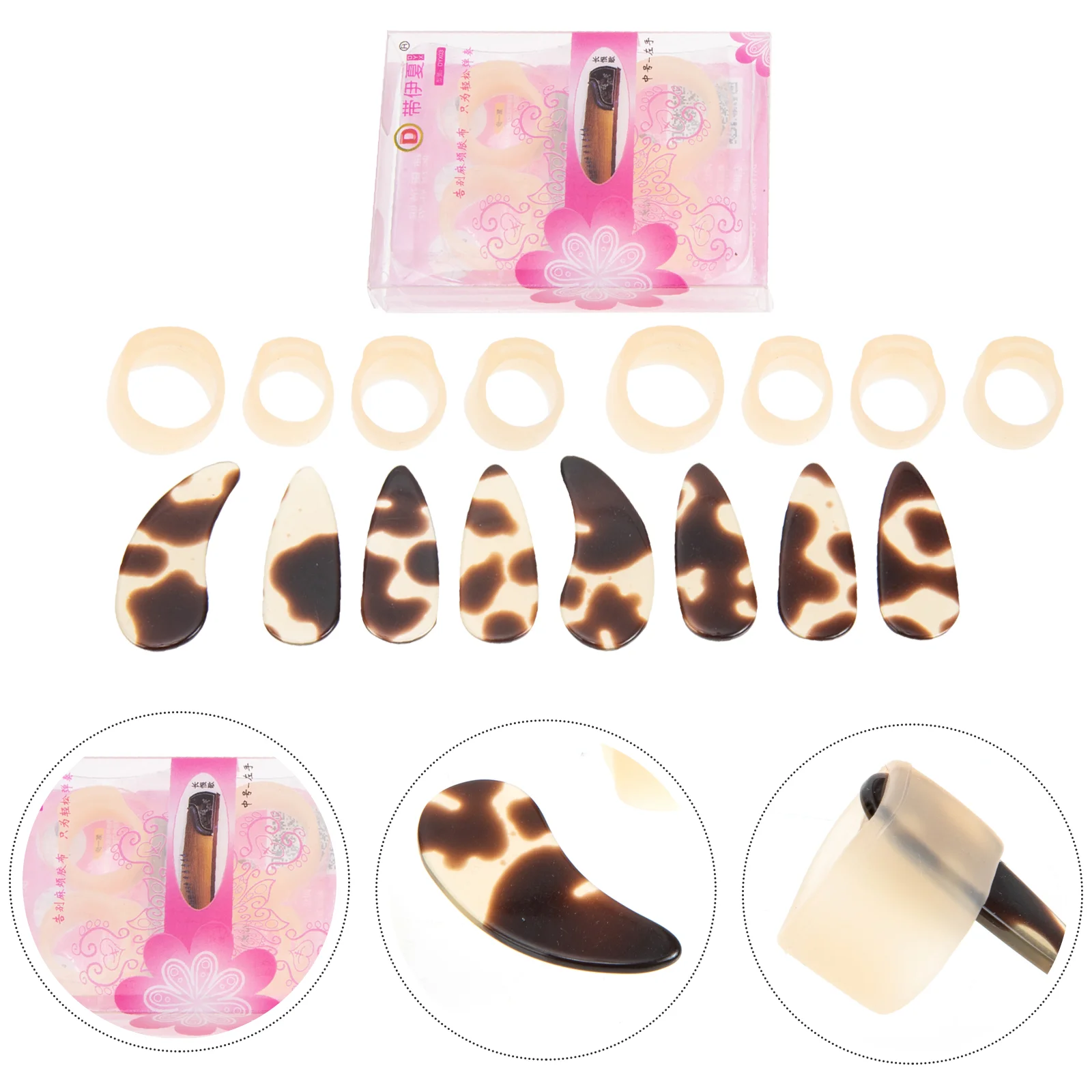 2 Sets Nail Protection Covers for Supplies Protector Practice Playing Protective Thumb Accessories
2 Sets Nail Protection Covers for Supplies Protector Practice Playing Protective Thumb Accessories