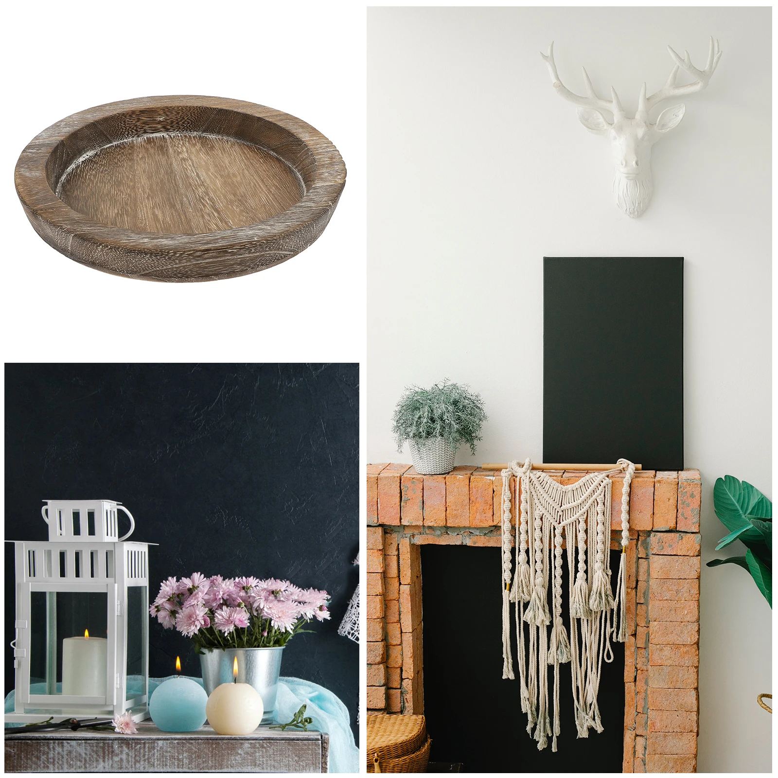 Round Solid Wood Tray Holder Decorative Plate for Dining Table Small Size Storage Reusable Wooden Container Simple
Round Solid Wood Tray Holder Decorative Plate for Dining Table Small Size Storage Reusable Wooden Container Simple