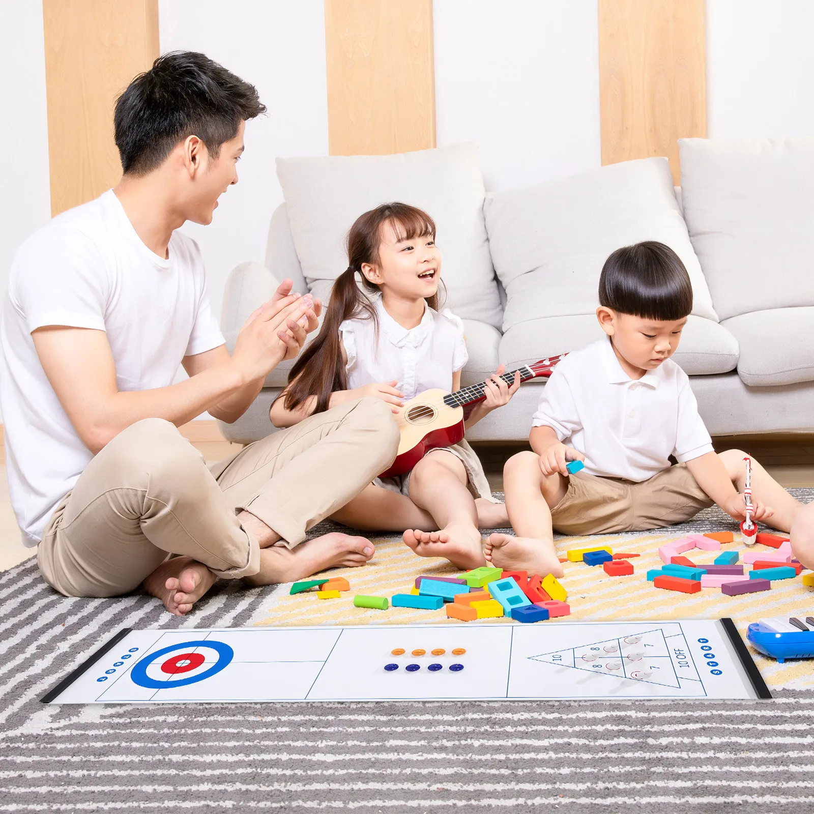 1Set Desktop Curling and Bowling Game for Kids ABS Material Safe Smooth Edges Indoor Outdoor Family Interactive Play Exercise
1Set Desktop Curling and Bowling Game for Kids ABS Material Safe Smooth Edges Indoor Outdoor Family Interactive Play Exercise