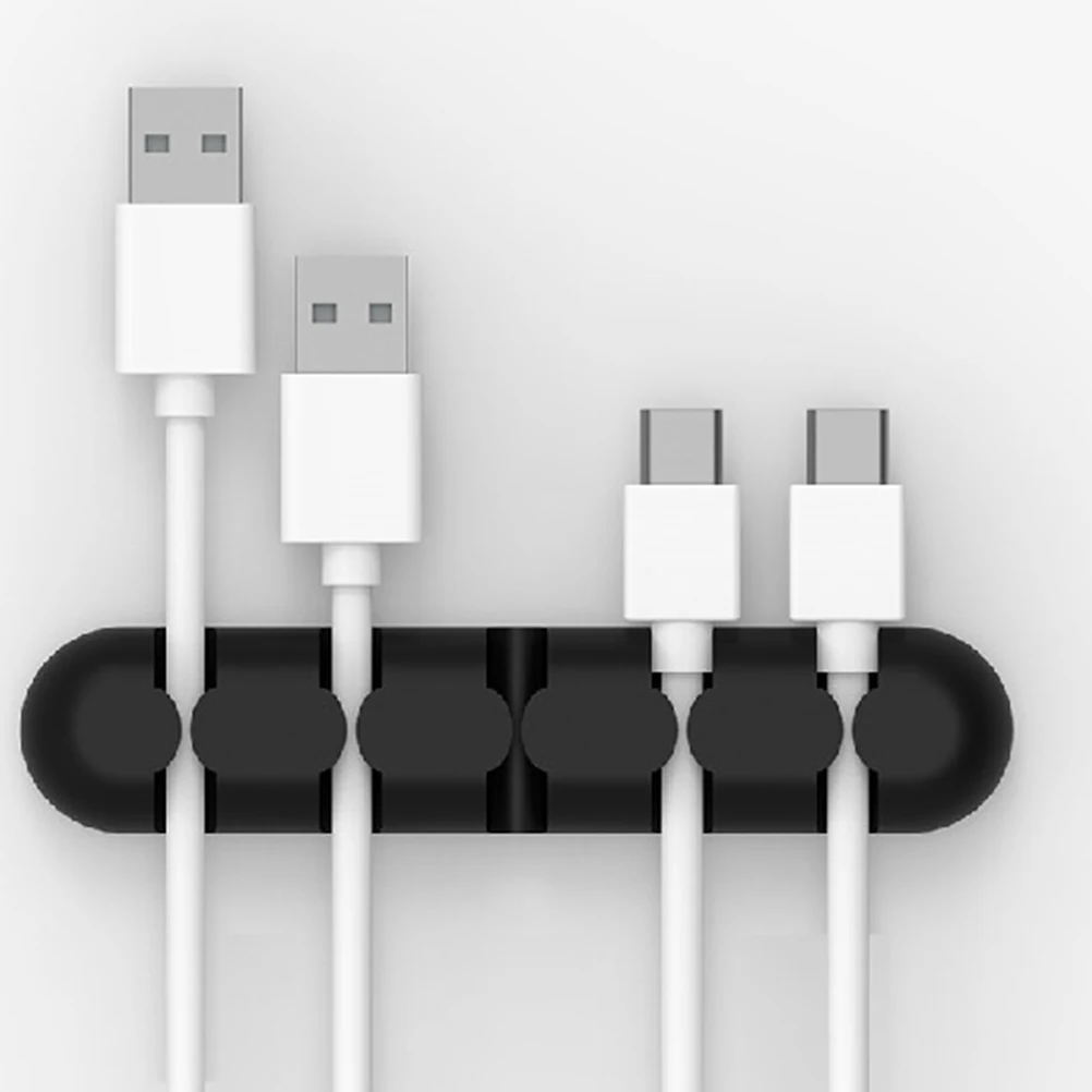 2 pcs Cable ganizer Self Adhesive Wire Retainer 5 Slots Cord Holder Electric Cables Tidy Desk Accessories Silicon Fixing Tool 
2 pcs Cable ganizer Self Adhesive Wire Retainer 5 Slots Cord Holder Electric Cables Tidy Desk Accessories Silicon Fixing Tool