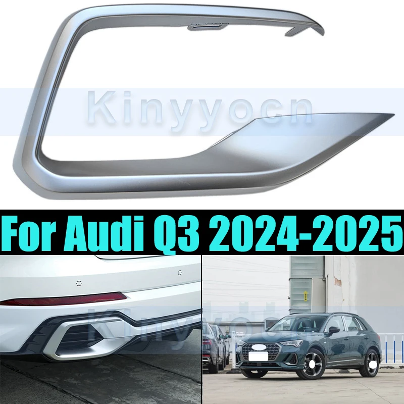 Rear Bumper Chrome Molding Trim For Audi Q3 2024-2025 Rear Bumper Trim Strip Moulding Rear View Mirror Trim
Rear Bumper Chrome Molding Trim For Audi Q3 2024-2025 Rear Bumper Trim Strip Moulding Rear View Mirror Trim