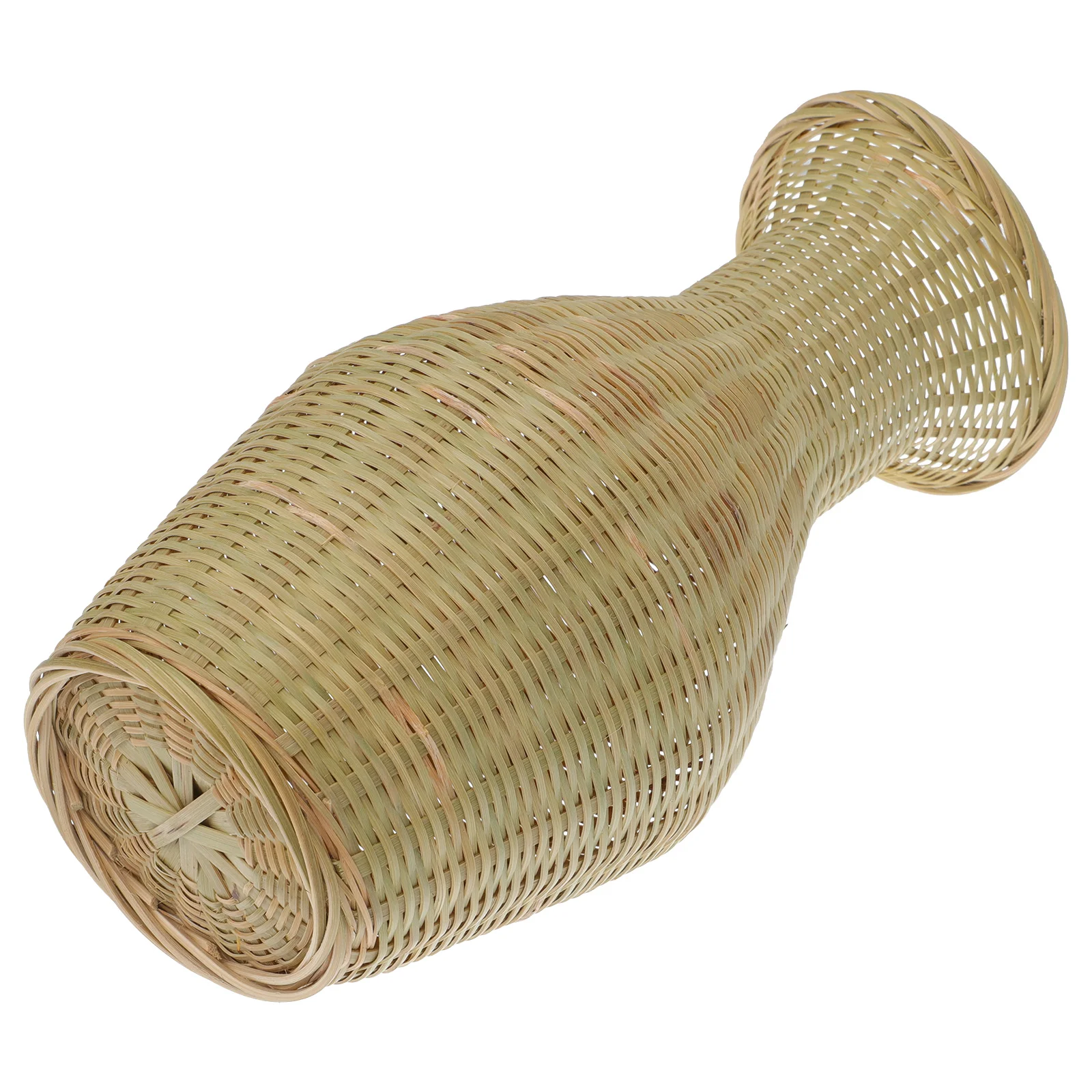 Bamboo Woven Flower Vase Practical Desktop Plant Container Wicker Basket Storage Decor Stylish Vase Gift
Bamboo Woven Flower Vase Practical Desktop Plant Container Wicker Basket Storage Decor Stylish Vase Gift