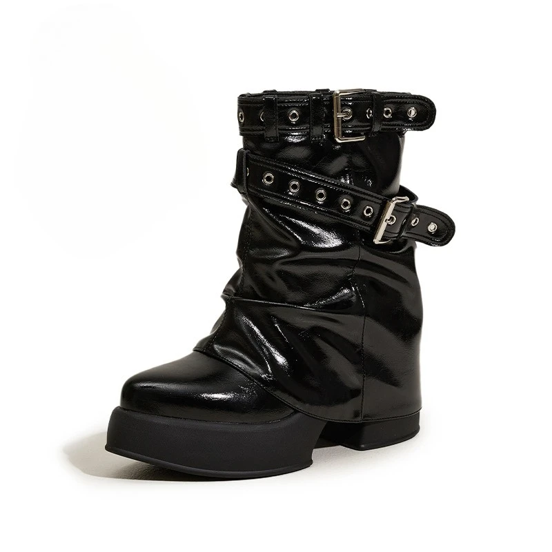 Fujin 9cm Genuine Leather Women Winter Boots Comfortable Warm Fur Ankle Boots Booties Platform Hidden Heel Fashion Motorcycle
Fujin 9cm Genuine Leather Women Winter Boots Comfortable Warm Fur Ankle Boots Booties Platform Hidden Heel Fashion Motorcycle