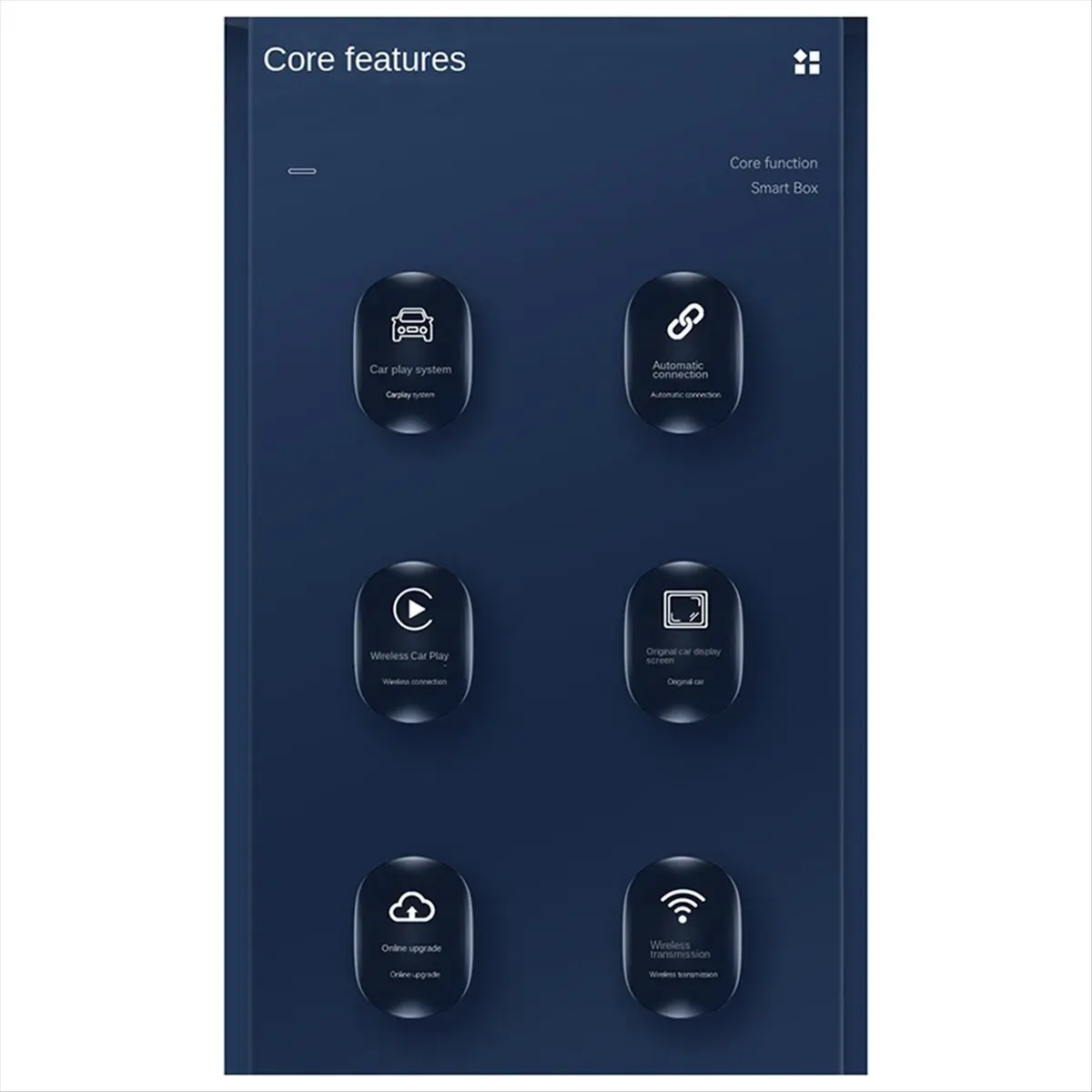 (BOFF) Беспроводной адаптер 2-в-1 для CarPlay и Android Auto: Преобразует проводной CarPlay в беспроводной (бокс)
(BOFF) Беспроводной адаптер 2-в-1 для CarPlay и Android Auto: Преобразует проводной CarPlay в беспроводной (бокс)