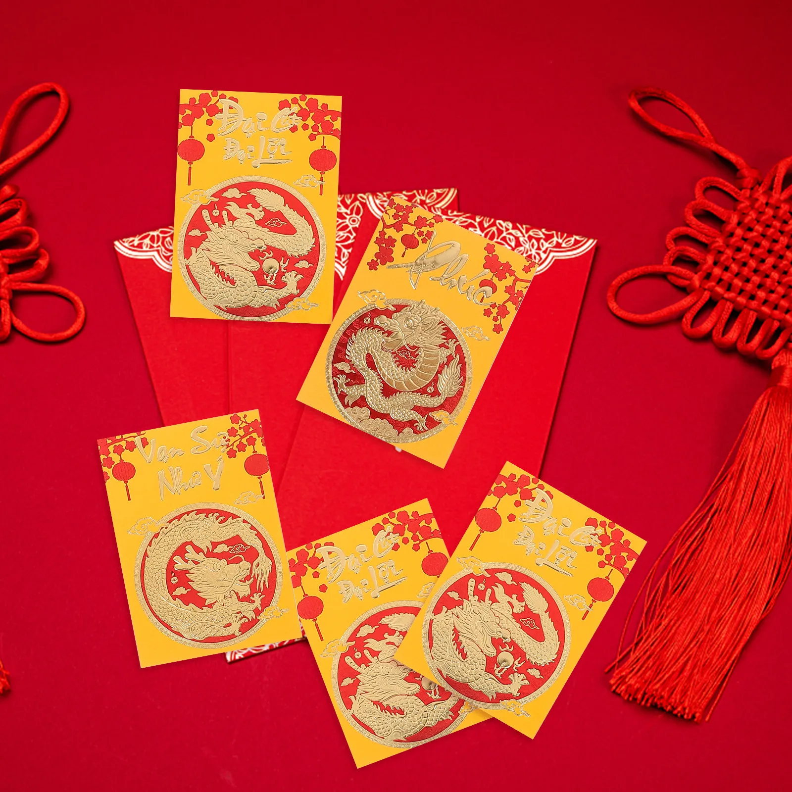 30Pcs Red Envelopes Year of Dragon Red Packets Paper Money Bags New Year Spring Festival Blessings Gift Cute Envelopes
30Pcs Red Envelopes Year of Dragon Red Packets Paper Money Bags New Year Spring Festival Blessings Gift Cute Envelopes