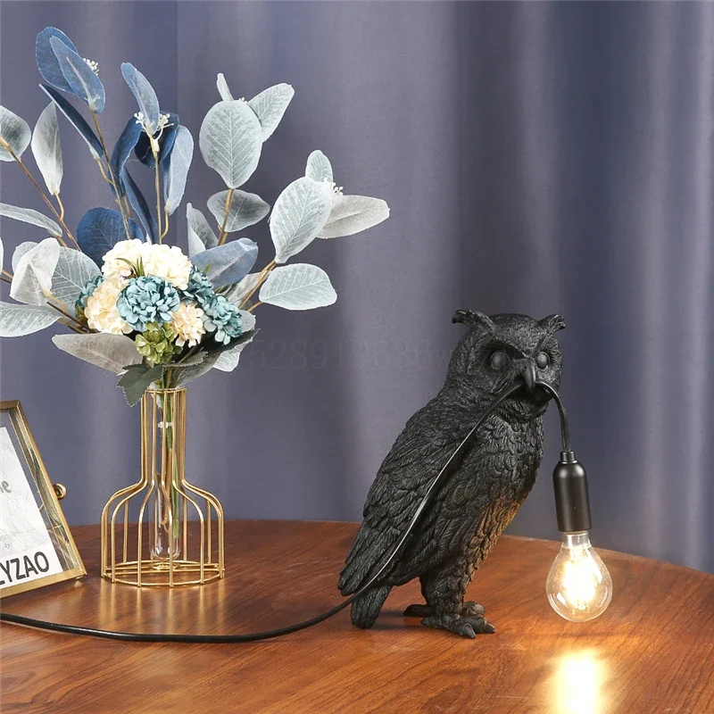 Owl Lamp Resin Bird Lamps Christmas Decorations Bedroom Night Lamp Home Decor Animal Children's Room Decor Holiday Gift
Owl Lamp Resin Bird Lamps Christmas Decorations Bedroom Night Lamp Home Decor Animal Children's Room Decor Holiday Gift