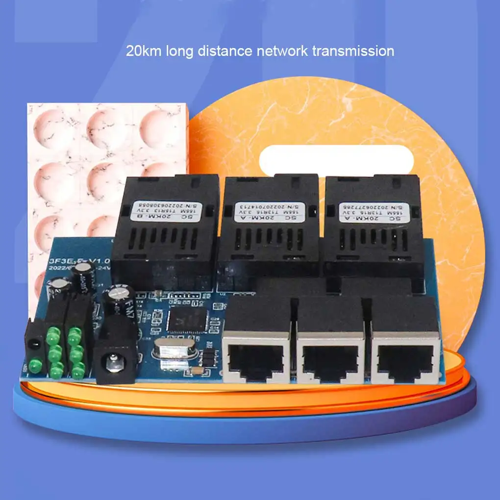 Ethernet Fiber Switch PCBA Module Replacement Hotel Converter Module ZX-BS33-PCBA Electrical Office Converter Module Adapter
Ethernet Fiber Switch PCBA Module Replacement Hotel Converter Module ZX-BS33-PCBA Electrical Office Converter Module Adapter
