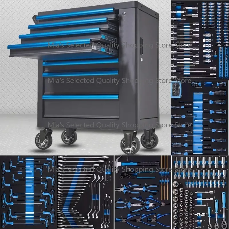 Lockable Seven-Drawer Auto Repair Tool Cabinet Red 310pcs Tool Sets Steel & Iron for Workshop & Garage Storage OEM OBM Supported
Lockable Seven-Drawer Auto Repair Tool Cabinet Red 310pcs Tool Sets Steel & Iron for Workshop & Garage Storage OEM OBM Supported