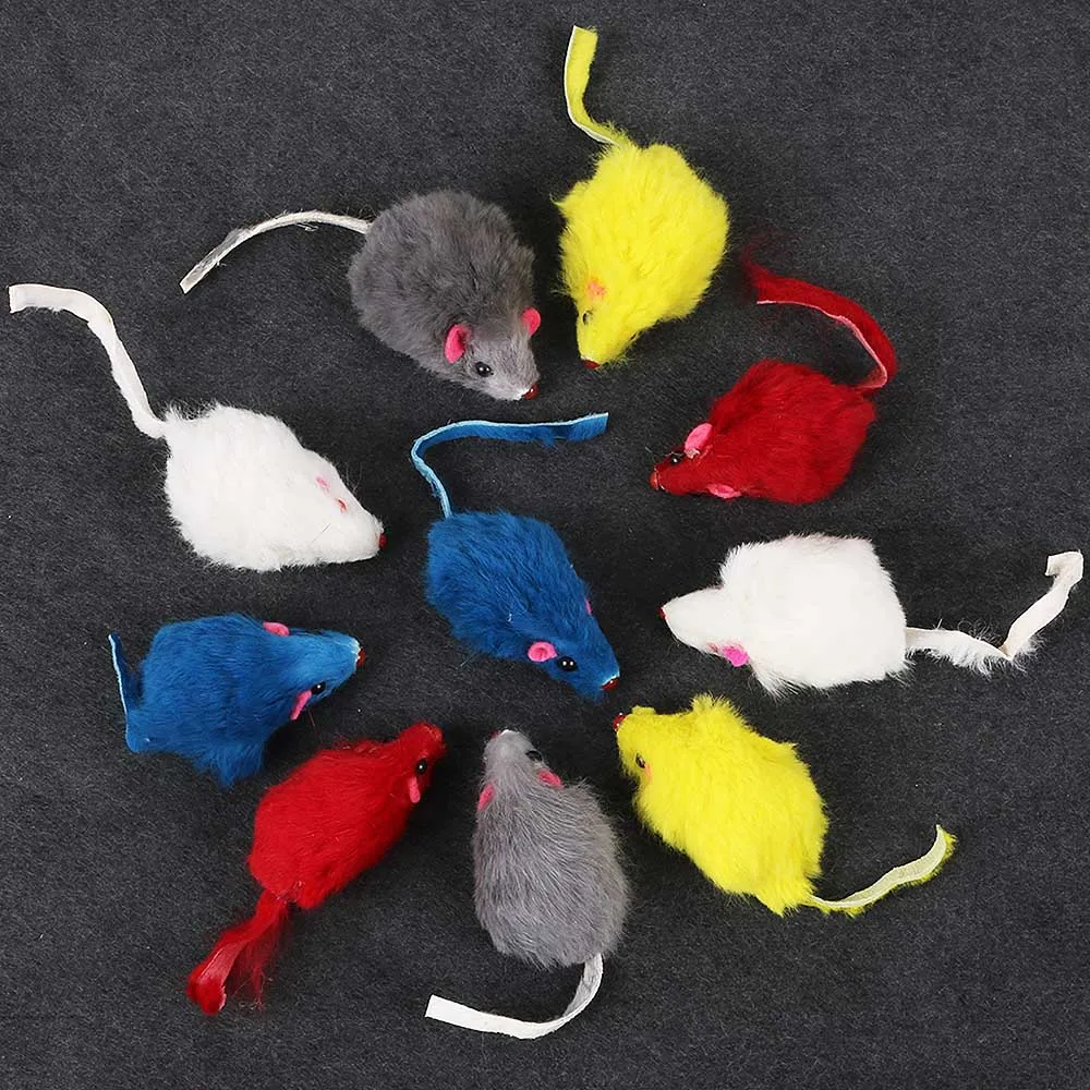 10Pcs Cute Rabbit Fur Fake Mouse Cat Play Toys Mini Funny Simulation Mice Squeak Noise Pet Supplies Kitten Puppy Training Tools
10Pcs Cute Rabbit Fur Fake Mouse Cat Play Toys Mini Funny Simulation Mice Squeak Noise Pet Supplies Kitten Puppy Training Tools