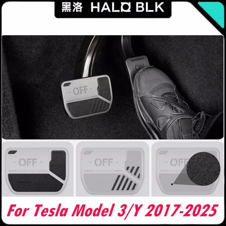 HALOBLK Foot Pedal Covers For Tesla Model 3 Model Y 2017-2025 Non-Slip Performance Foot Pedals Alloy Brake Gas Pedal Accessories
HALOBLK Foot Pedal Covers For Tesla Model 3 Model Y 2017-2025 Non-Slip Performance Foot Pedals Alloy Brake Gas Pedal Accessories