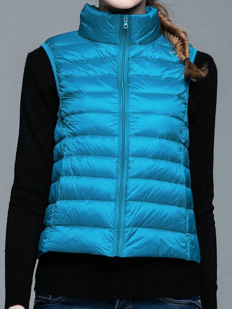 Ultra Light Thin Down Vest Women Casual Duck Down Jacket Men Winter Warm Sleeveless Down Coat Elegant Solid Short Slim Vest Coat
Ultra Light Thin Down Vest Women Casual Duck Down Jacket Men Winter Warm Sleeveless Down Coat Elegant Solid Short Slim Vest Coat