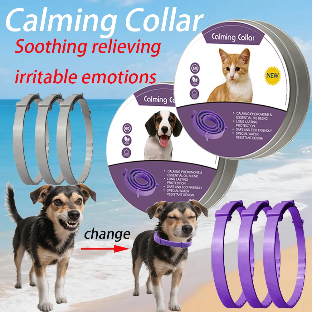 Calming Collar for Cats Dogs Soothing Relieves Anxiety Adjustable Collar for Pets Soothing Naturally Calming Collar Wholesale
Calming Collar for Cats Dogs Soothing Relieves Anxiety Adjustable Collar for Pets Soothing Naturally Calming Collar Wholesale