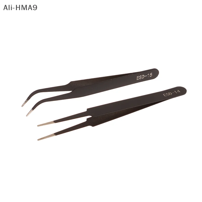 6Pcs/9Pcs Stainless Steel Precision ESD Anti-static Tweezers Set Hand Tool Repair Tool ESD10, ESD11, ESD12, ESD13, ESD14, ESD15
6Pcs/9Pcs Stainless Steel Precision ESD Anti-static Tweezers Set Hand Tool Repair Tool ESD10, ESD11, ESD12, ESD13, ESD14, ESD15