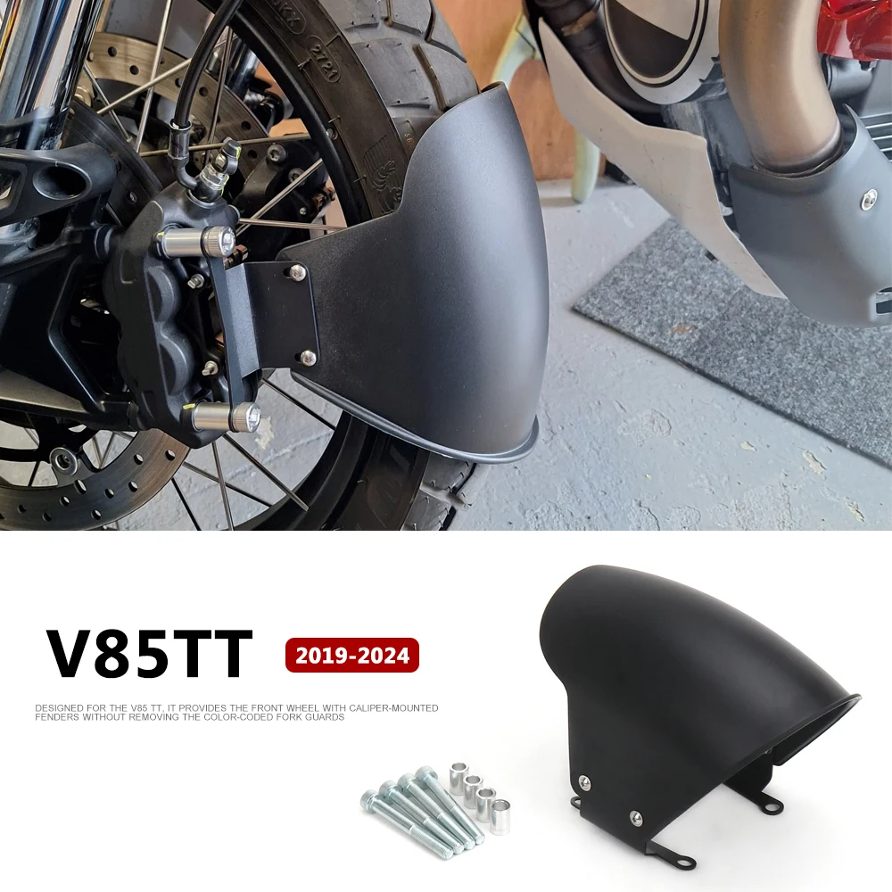 Motorcycle Accessories Front Fender Wheel Extension Fender Mudguard Splash Guard For Moto Guzzi V85TT V85 TT 2019-2024 2023 2022
Motorcycle Accessories Front Fender Wheel Extension Fender Mudguard Splash Guard For Moto Guzzi V85TT V85 TT 2019-2024 2023 2022