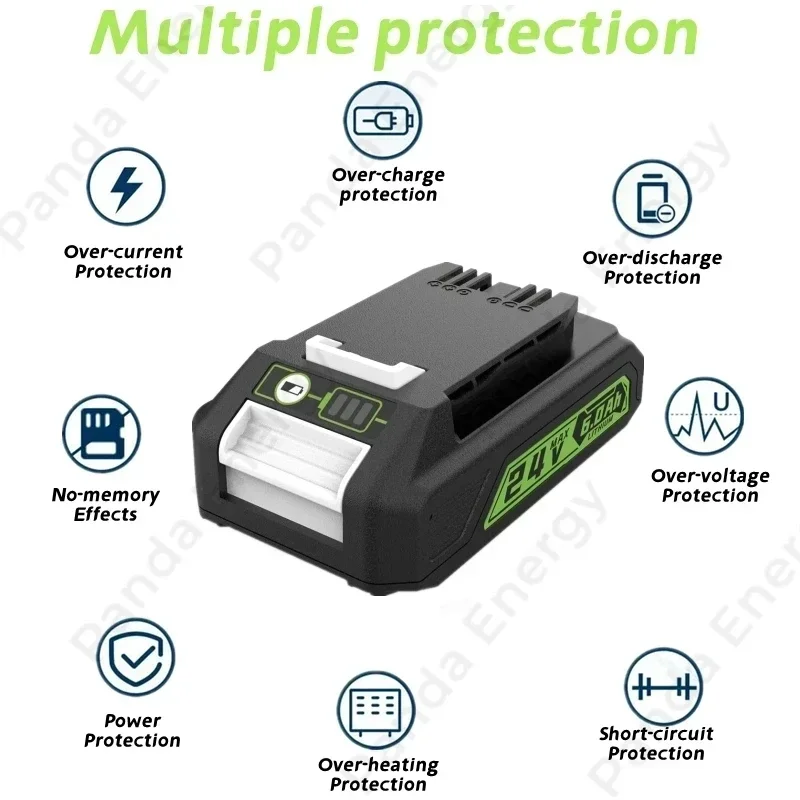 24V6.0 Ah BatteryTASCHE 708.29842 Lithium Battery Compatible with 20352 22232 24V Battery ToolsReplacement Greenworks
24V6.0 Ah BatteryTASCHE 708.29842 Lithium Battery Compatible with 20352 22232 24V Battery ToolsReplacement Greenworks
