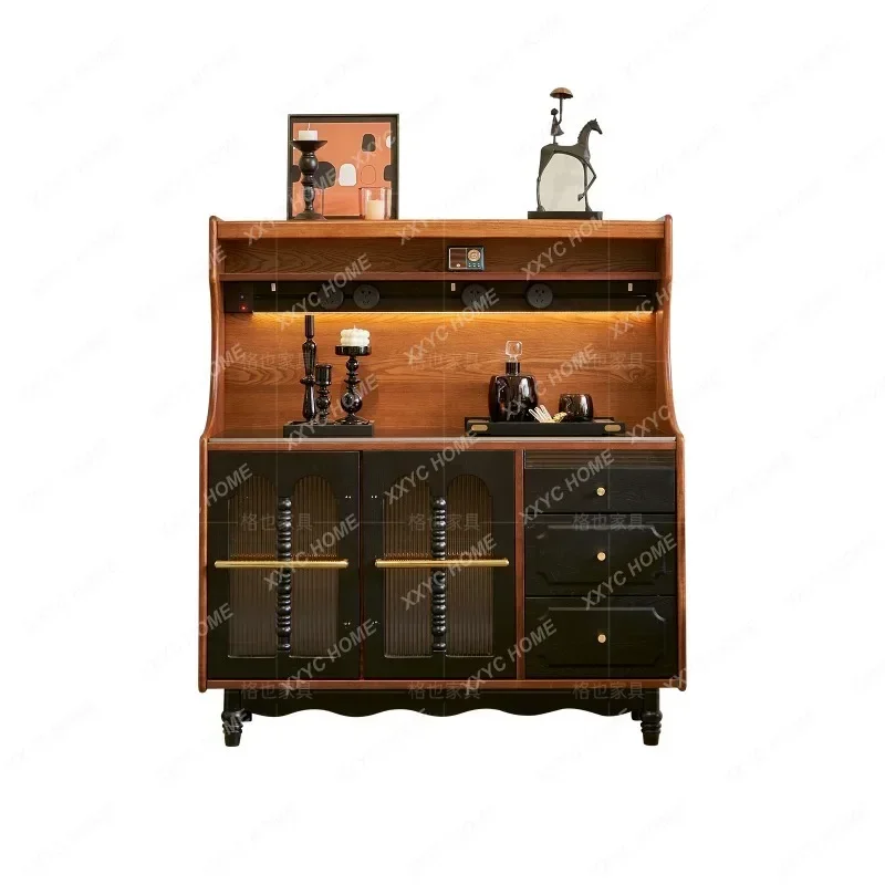 AAVintage Style Solid Wood Dining Sideboard Wall-Mounted Storage Cabinet For Living Room
AAVintage Style Solid Wood Dining Sideboard Wall-Mounted Storage Cabinet For Living Room