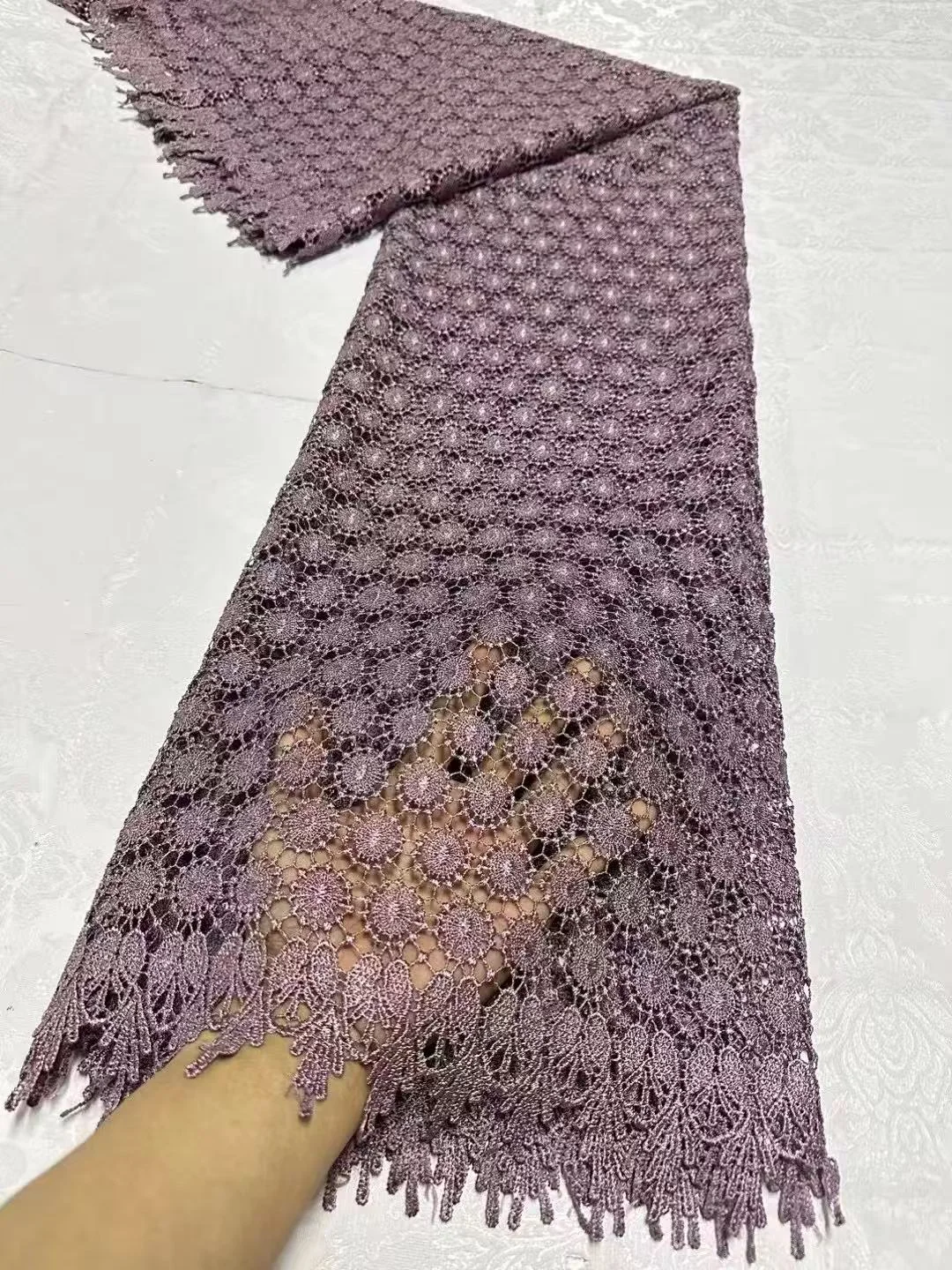 Nigerian Water Soluble Sequins Cotton Embroidery Lace Fabric, Tulle Wedding Party Dress, High Quality, LY6566, 5Yards, 2025
Nigerian Water Soluble Sequins Cotton Embroidery Lace Fabric, Tulle Wedding Party Dress, High Quality, LY6566, 5Yards, 2025