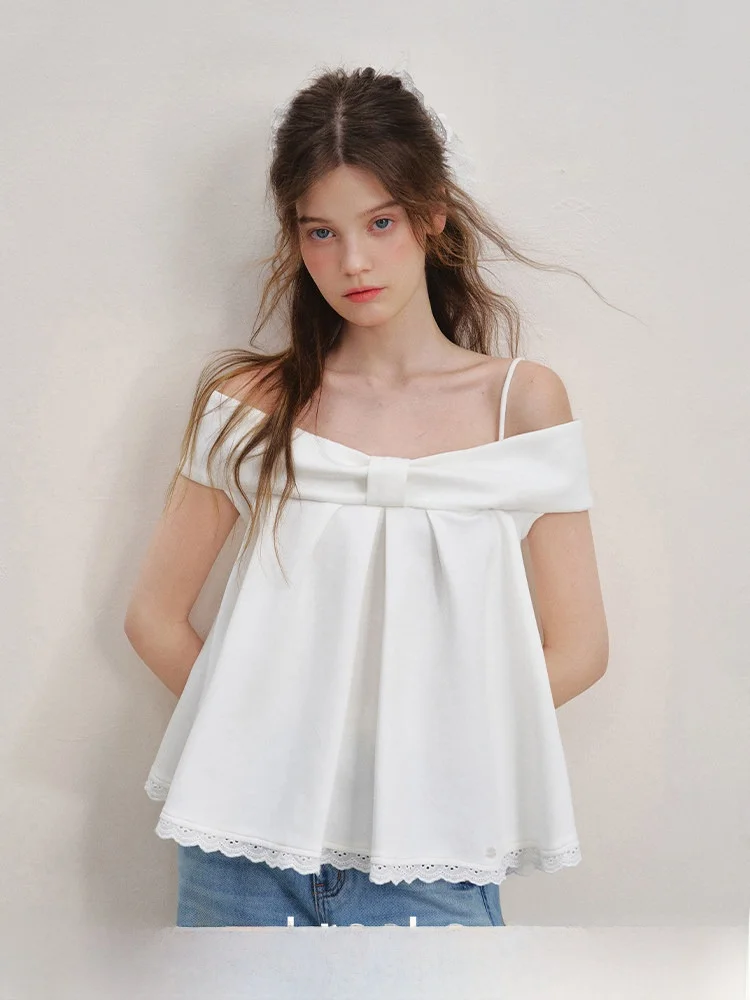 Kroche Bowknot 3D Knot Loose A-Line oulder Banded Top Pure Cotton Retro Commute Sle Women's irt
Kroche Bowknot 3D Knot Loose A-Line oulder Banded Top Pure Cotton Retro Commute Sle Women's irt