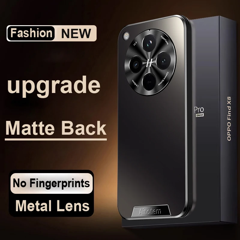 Luxury Matte Back Cover Phone Case for OPPO Find X8 Pro Metal Camera Protective Anti-Drop Shockproof Soft Silicone Bumper Cases
Luxury Matte Back Cover Phone Case for OPPO Find X8 Pro Metal Camera Protective Anti-Drop Shockproof Soft Silicone Bumper Cases
