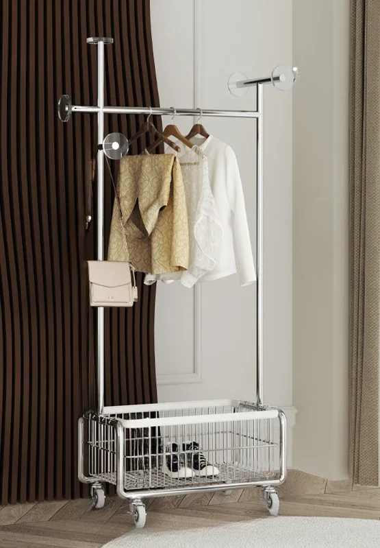 Clothes hanger floor-to-ceiling, home mobile hanger in bedroom, bag hanger, corner coat rack
Clothes hanger floor-to-ceiling, home mobile hanger in bedroom, bag hanger, corner coat rack