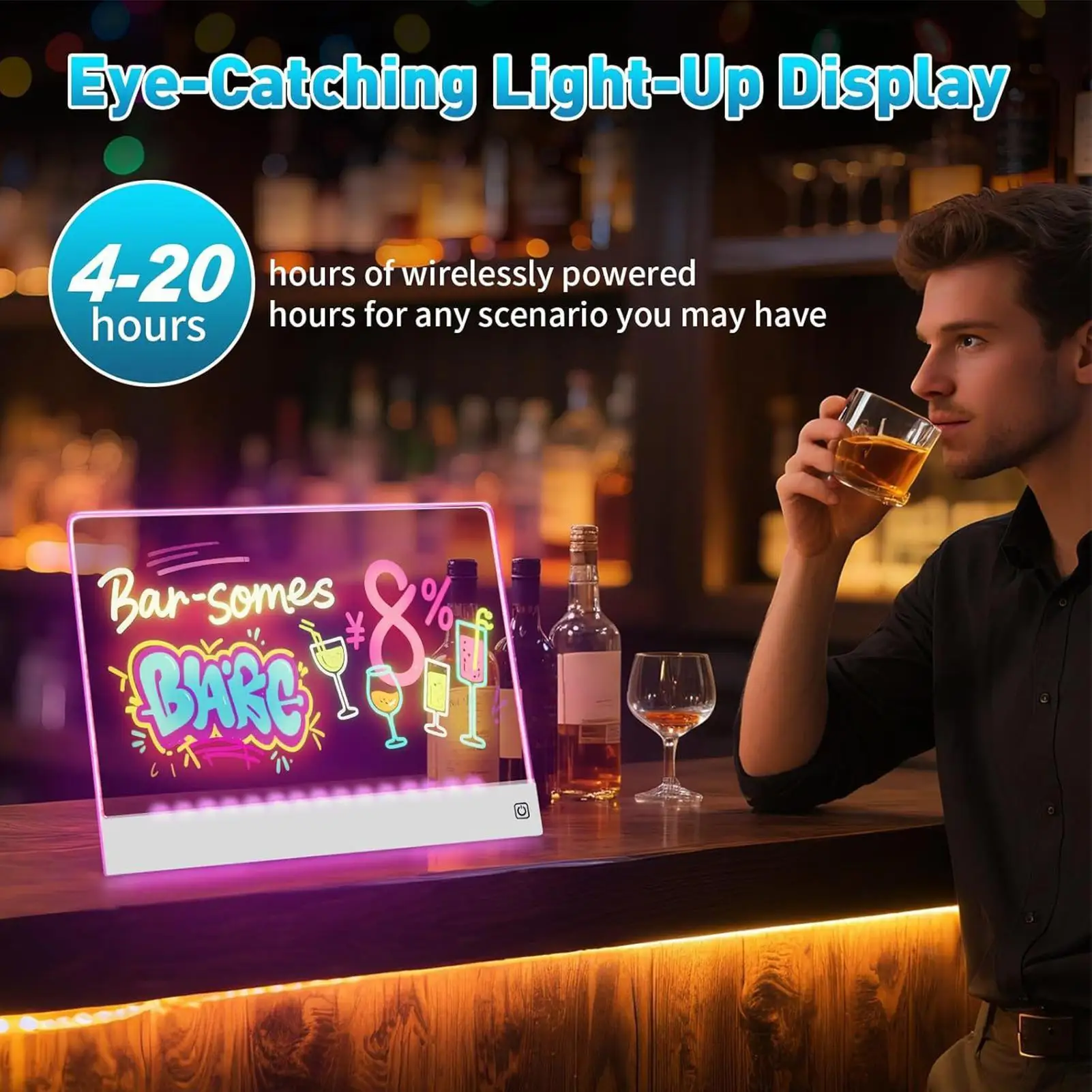 Light Board For Kids Rechargeable 7-Light Modes Toys Light Up Drawing Board For Kids For School Classroom Preschool Daycare
Light Board For Kids Rechargeable 7-Light Modes Toys Light Up Drawing Board For Kids For School Classroom Preschool Daycare