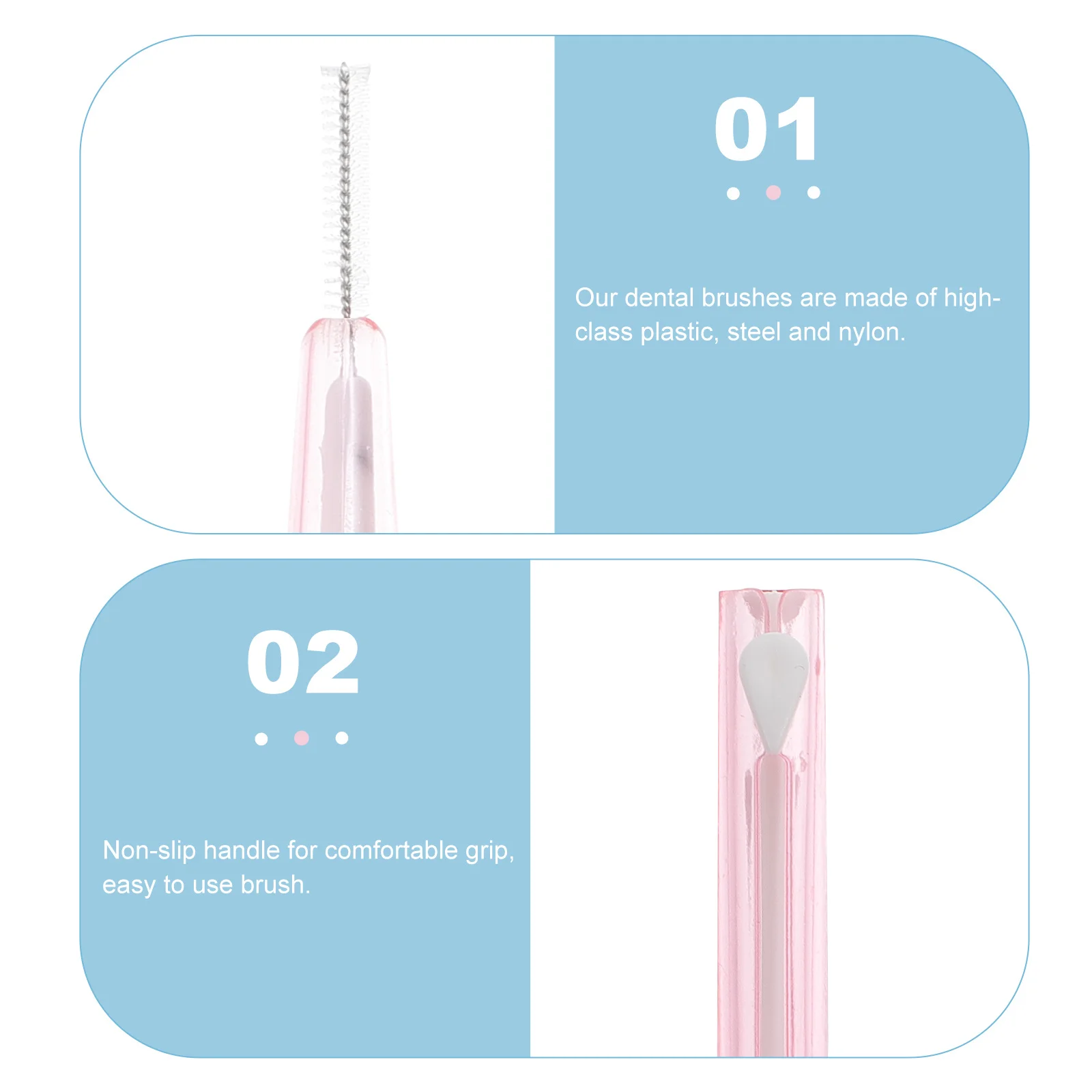 60Pcs Interdental Tooth Cleaner Portable Teeth Cleaning Brush Oral Care Tool Orthodontic Fits Narrow Gaps Interdental
60Pcs Interdental Tooth Cleaner Portable Teeth Cleaning Brush Oral Care Tool Orthodontic Fits Narrow Gaps Interdental