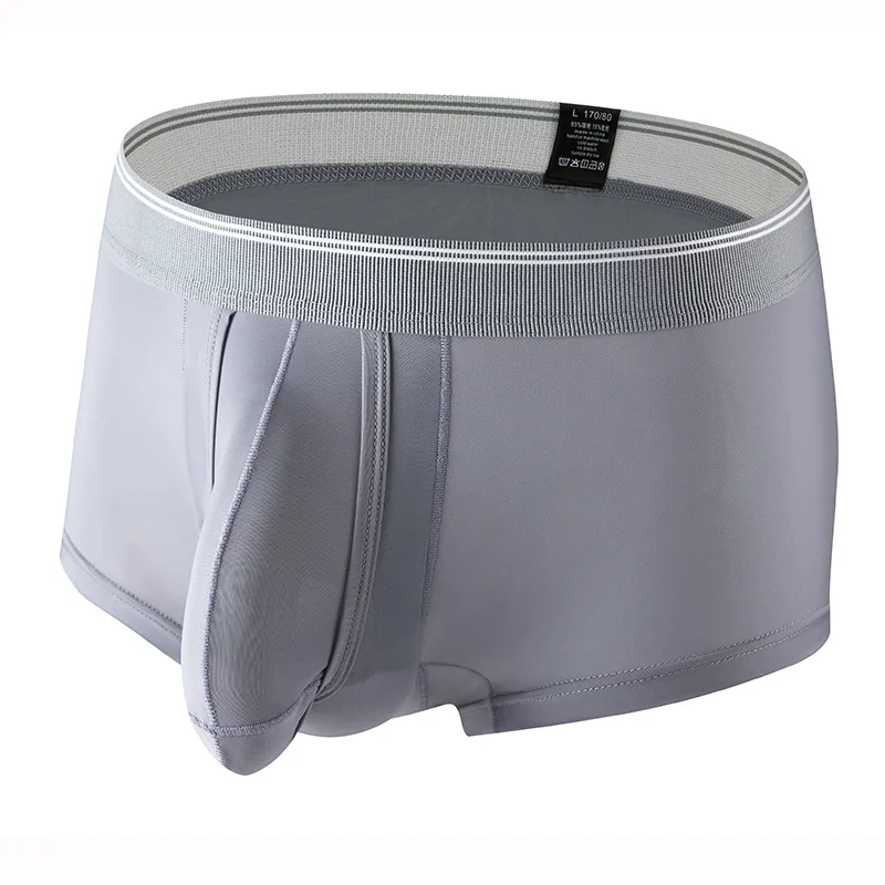 Mens Sexy Ice Silk Breathable Underwear U Convex Big Bulge Pouch Solid Boxer Shorts
Mens Sexy Ice Silk Breathable Underwear U Convex Big Bulge Pouch Solid Boxer Shorts