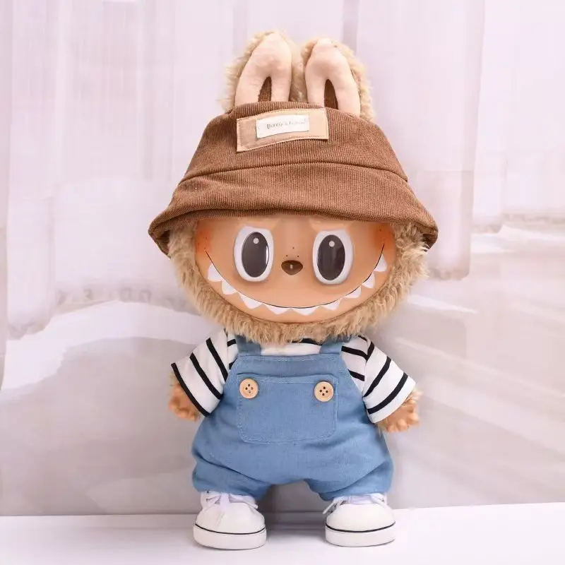 Clothes for Labubu 38cm Stripe Shirt+Strap Pants/Set Labubu Clothes Outfit Casual Wear for Going Out
Clothes for Labubu 38cm Stripe Shirt+Strap Pants/Set Labubu Clothes Outfit Casual Wear for Going Out