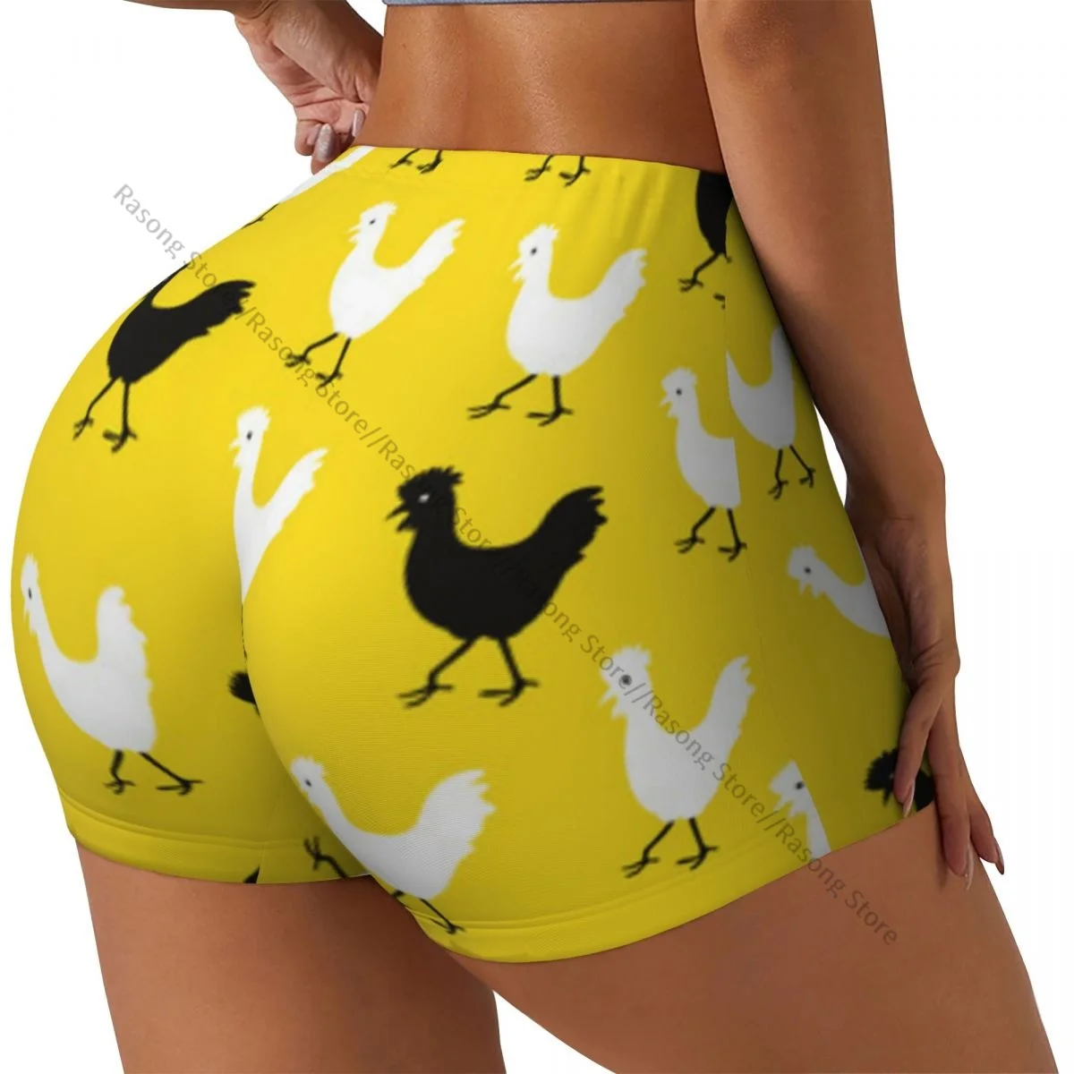 Spandex Yoga Shorts for Women Chicken Cute Print Workout Booty Shorts
Spandex Yoga Shorts for Women Chicken Cute Print Workout Booty Shorts