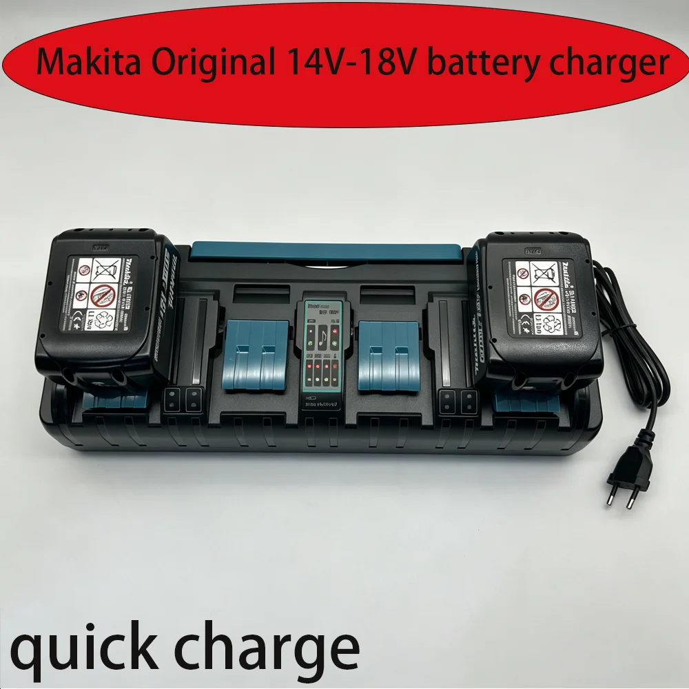 Makita DC18SF 4-Port Multi fast charger 14.4V To 18V Li-ion Battery Charger Durable Safe Use For Electric Drill Wrench Tools
Makita DC18SF 4-Port Multi fast charger 14.4V To 18V Li-ion Battery Charger Durable Safe Use For Electric Drill Wrench Tools