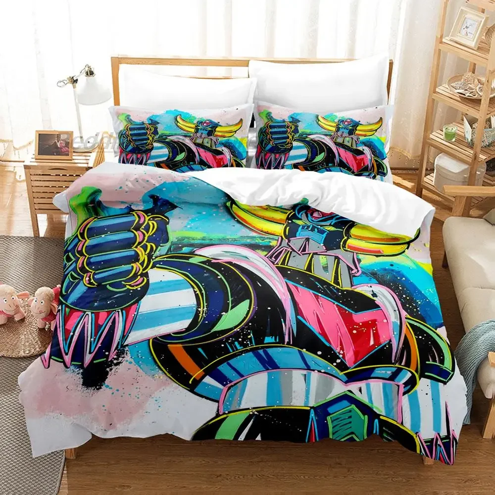 Mechanical Goldorak Bedding Set Single Twin Full Queen King Size Bed Set Aldult Kid Bedroom Duvetcover Sets Cartoon Anime Bed
Mechanical Goldorak Bedding Set Single Twin Full Queen King Size Bed Set Aldult Kid Bedroom Duvetcover Sets Cartoon Anime Bed