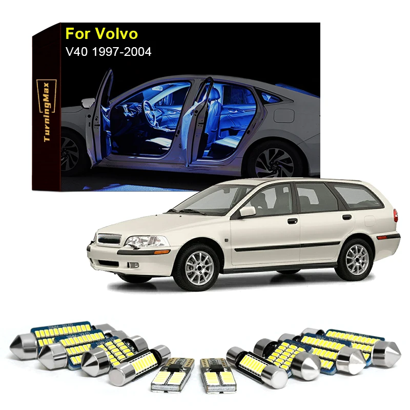 Canbus Interior Lighting LED Bulbs Kit Package For Volvo V40 1997-2004 Dome Trunk Reading Map Lights Indoor Lamp Car Accessories
Canbus Interior Lighting LED Bulbs Kit Package For Volvo V40 1997-2004 Dome Trunk Reading Map Lights Indoor Lamp Car Accessories