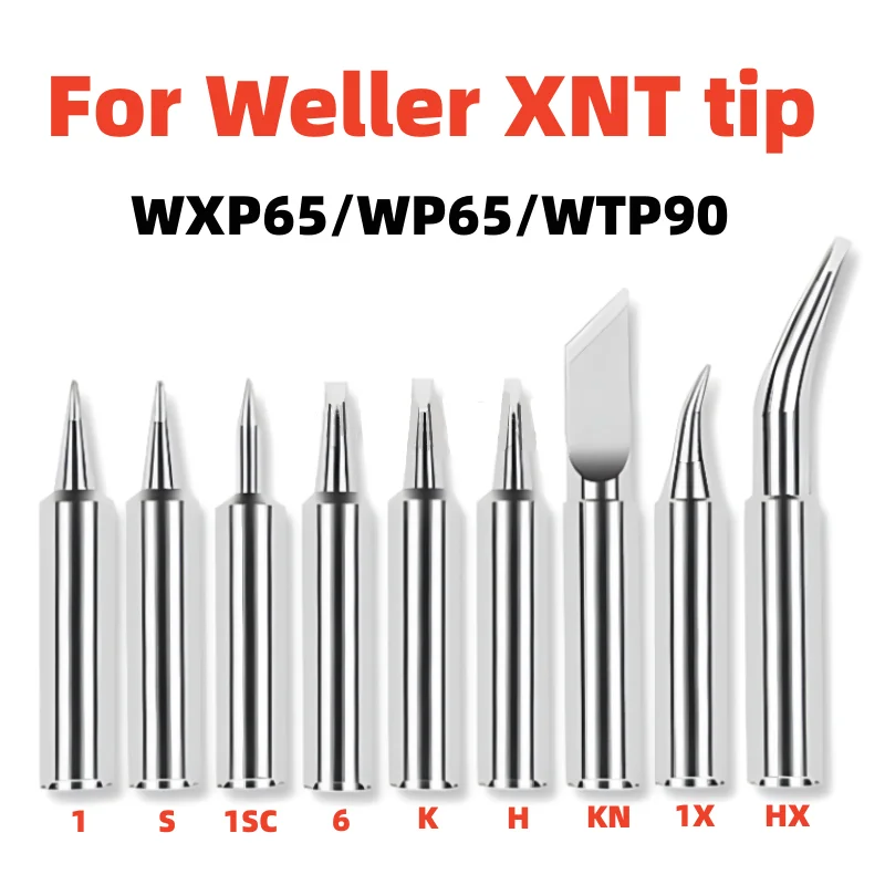 For WELLER XNT Series Soldering Tip for Weller WXP65 WP65 WTP90 Station Iron Head Replacement Tool xnt-a/b/c/d/1/4/6/sc/hx/kn
For WELLER XNT Series Soldering Tip for Weller WXP65 WP65 WTP90 Station Iron Head Replacement Tool xnt-a/b/c/d/1/4/6/sc/hx/kn