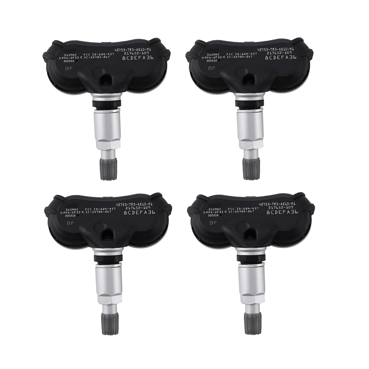 Датчик давления в шинах TPMS 4 шт. для Honda Civic Odyssey Φ Fit 42753-TR3-A81 42753-TR0-A81
Датчик давления в шинах TPMS 4 шт. для Honda Civic Odyssey Φ Fit 42753-TR3-A81 42753-TR0-A81