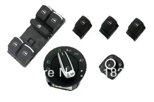 Chrome Interior Switches Combo Auto Coming Home For VW Golf MK6 Tiguan 
Chrome Interior Switches Combo Auto Coming Home For VW Golf MK6 Tiguan