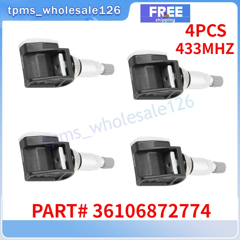 36106872774 For BMW G30 G31 G38 F90 X1 X3 X4 X5 X6 Z4 Mercedes-Benz E-Class GT-4 Tire Pressure Monitor Sensor 4PCS TPMS 6872774
36106872774 For BMW G30 G31 G38 F90 X1 X3 X4 X5 X6 Z4 Mercedes-Benz E-Class GT-4 Tire Pressure Monitor Sensor 4PCS TPMS 6872774